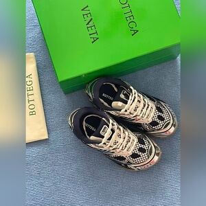 Bottega Veneta Navy Blue Orbit Sneakers